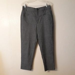 Zara Trafaluc High Rise Gray Stretch Skinny Size L